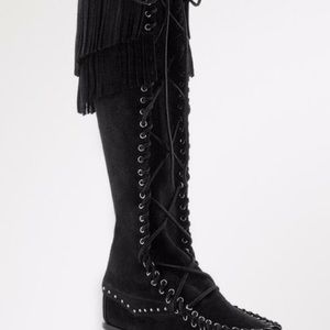 collaboration w. Minnetonka, Rebecca Minkoff boots